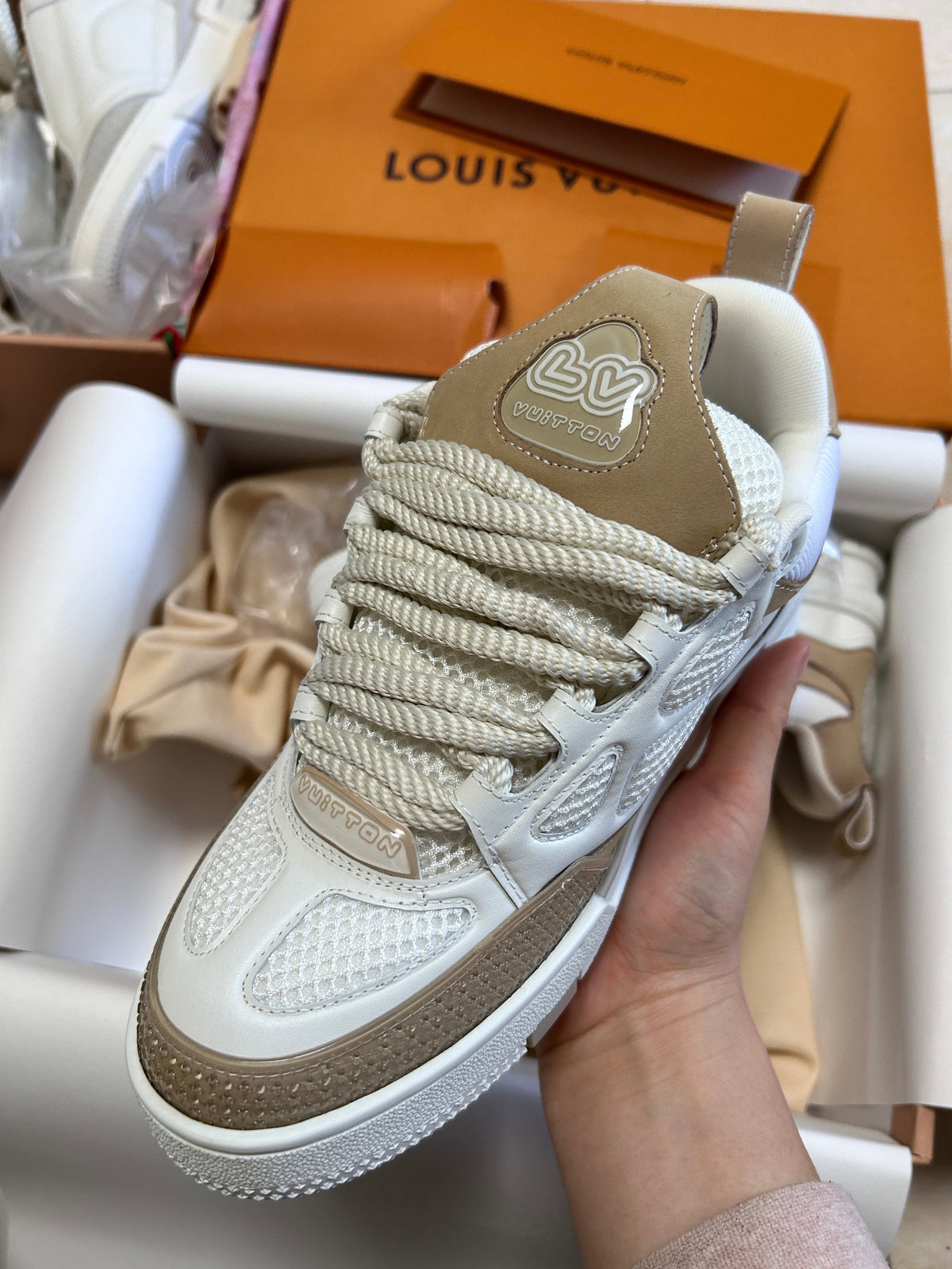 Sneakers LV Skate Beige