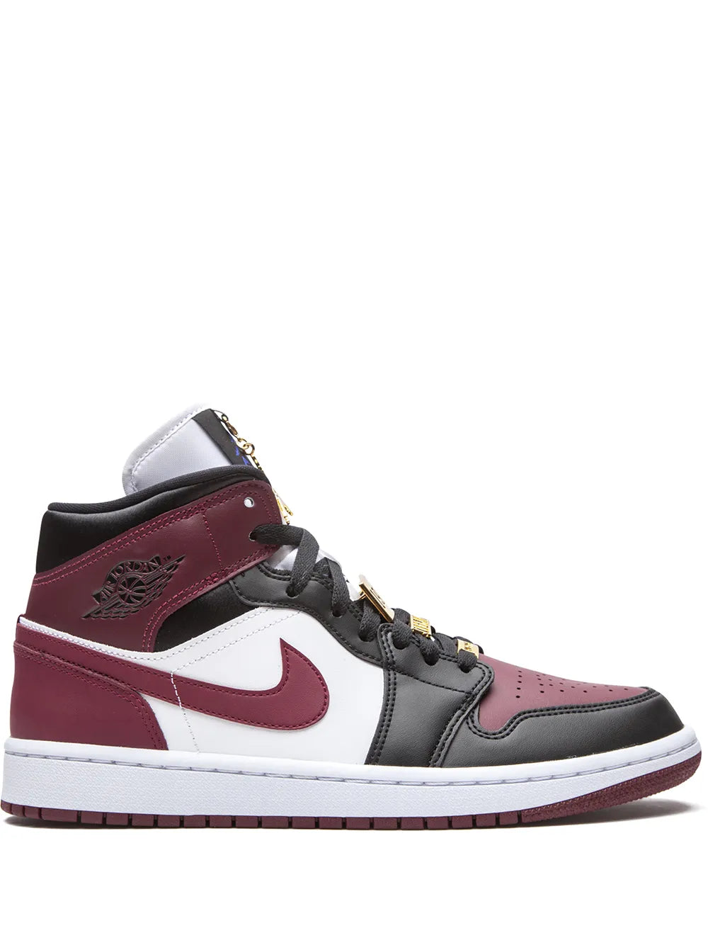 AIR JORDAN 1 MID Black Dark Beetroot