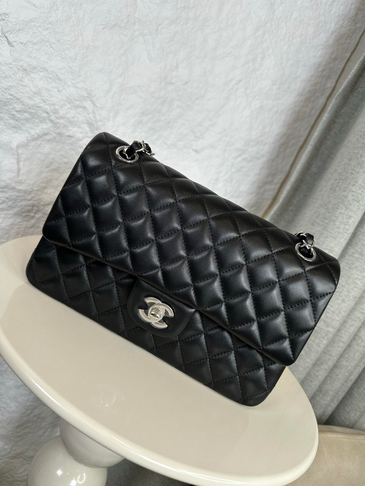 11.12 Hand Bag Nero/Argento Media