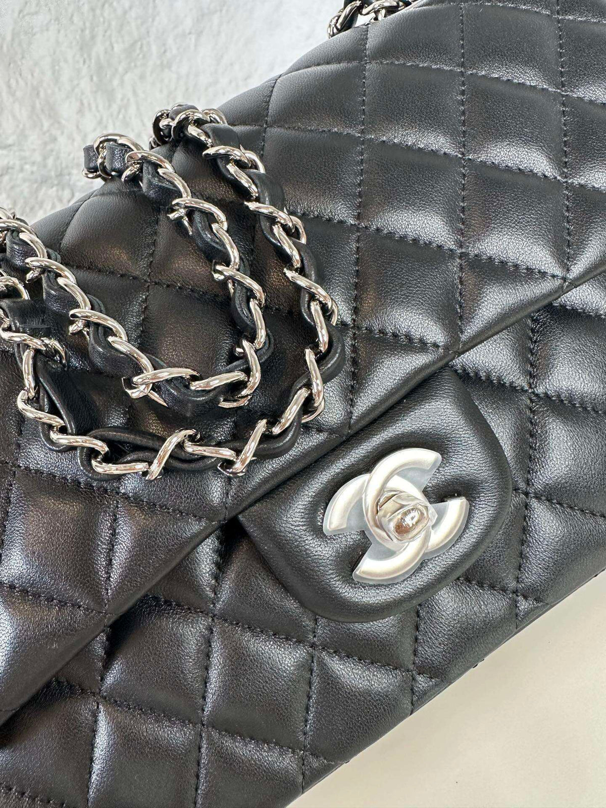 11.12 Hand Bag Nero/Argento Media