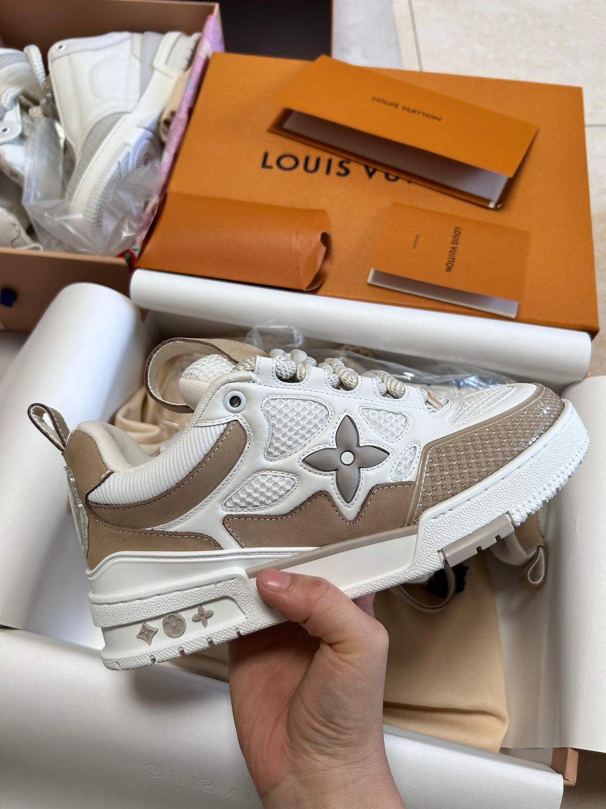 Sneakers LV Skate Beige