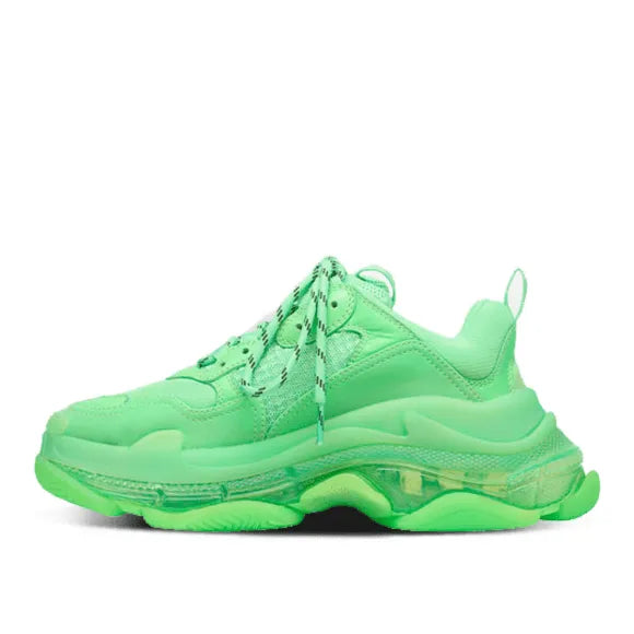 Balenciaga Triple S Neon Green Clear Sole