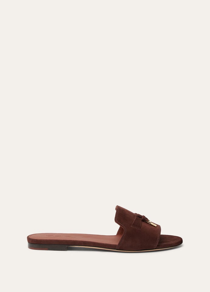 Sandalo Summer Charms Suede Marrone