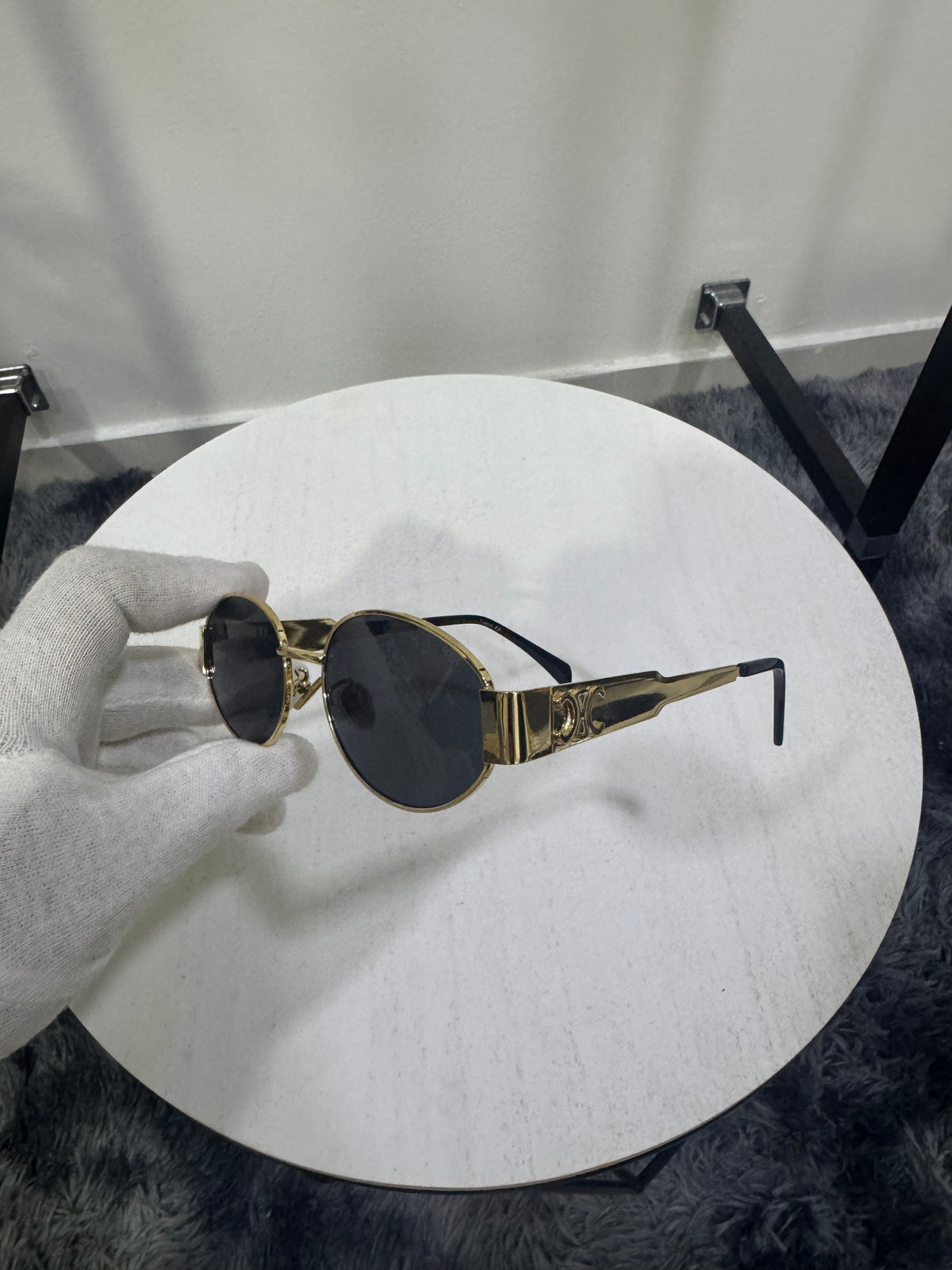 Occhiali da sole Celine - Gold/Black