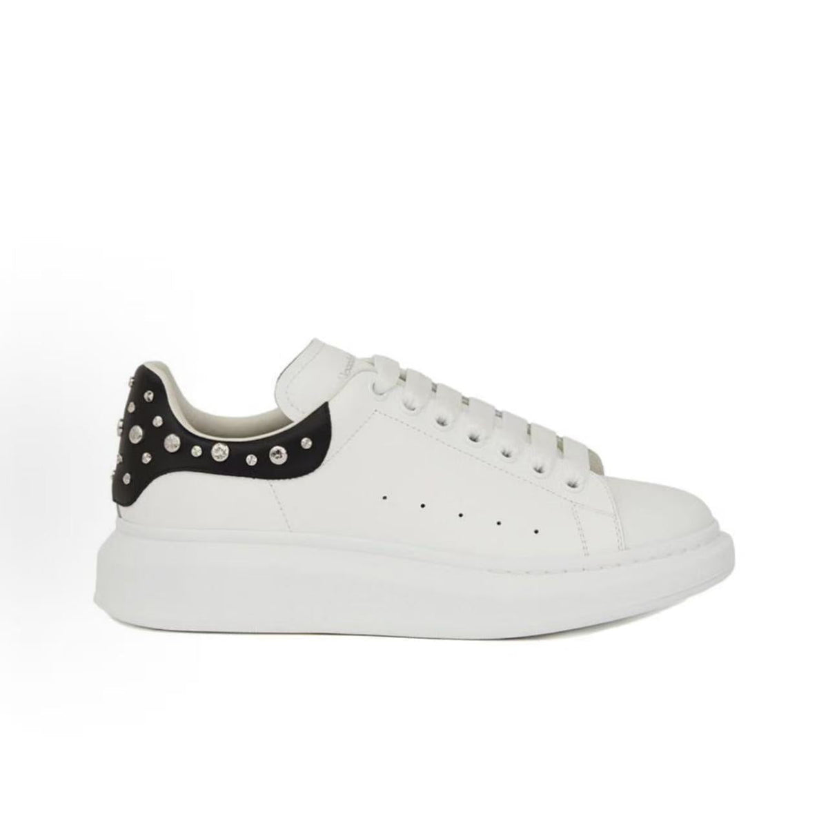 McQueen Oversized Sneaker ‘White Black Studded’