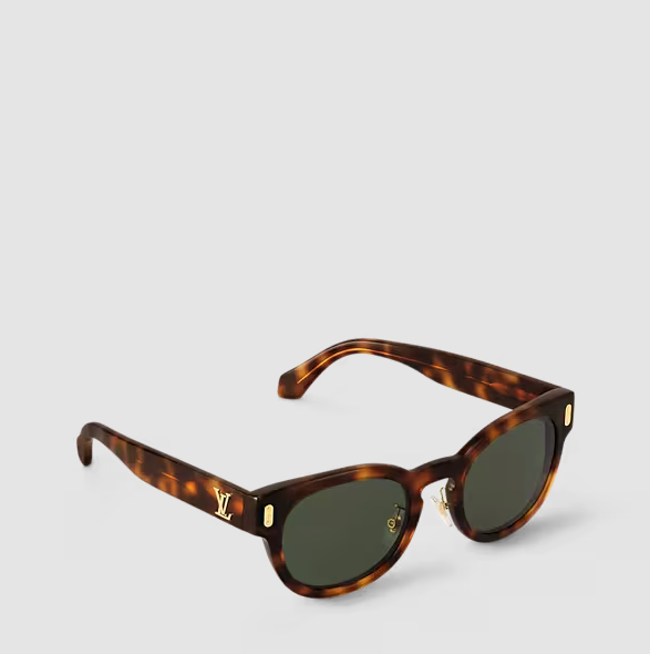 Occhiali da sole Confidence Round Dark Tortoise Uomo