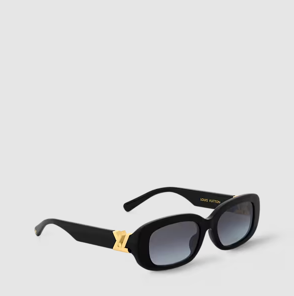 Occhiali da sole GO-14 Oval Nero Donna