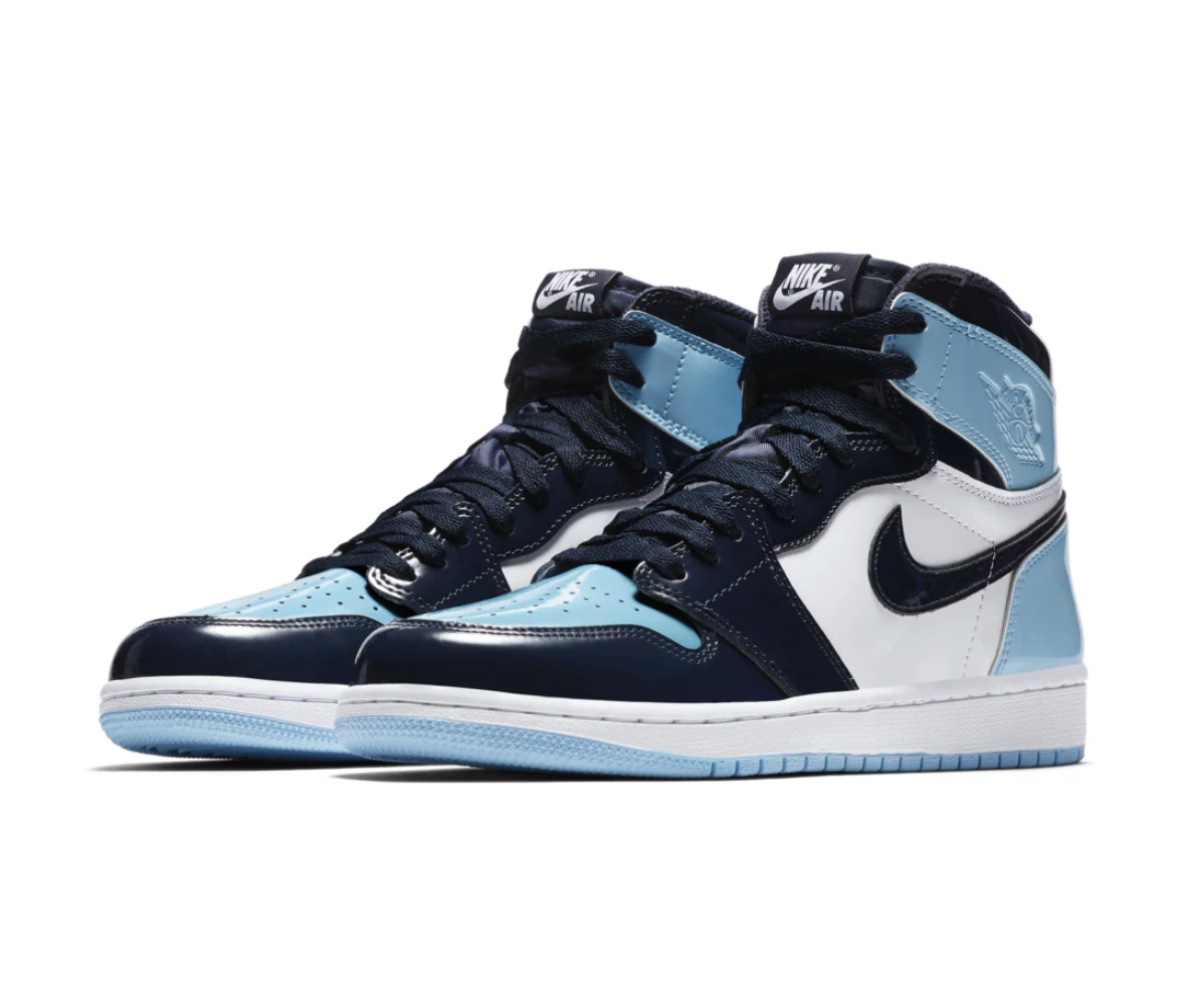 Nike Air Jordan 1 Retro High UNC Patent