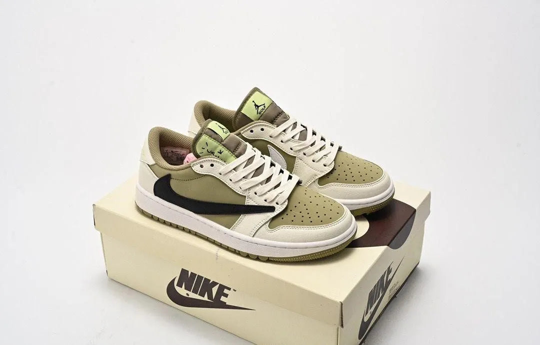 Travis Scott x Air Jordan 1 Low OG Golf “Olive”