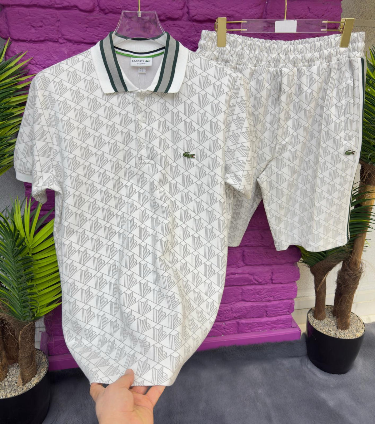 Coordinati Lacoste: Polo + Pantaloncino
