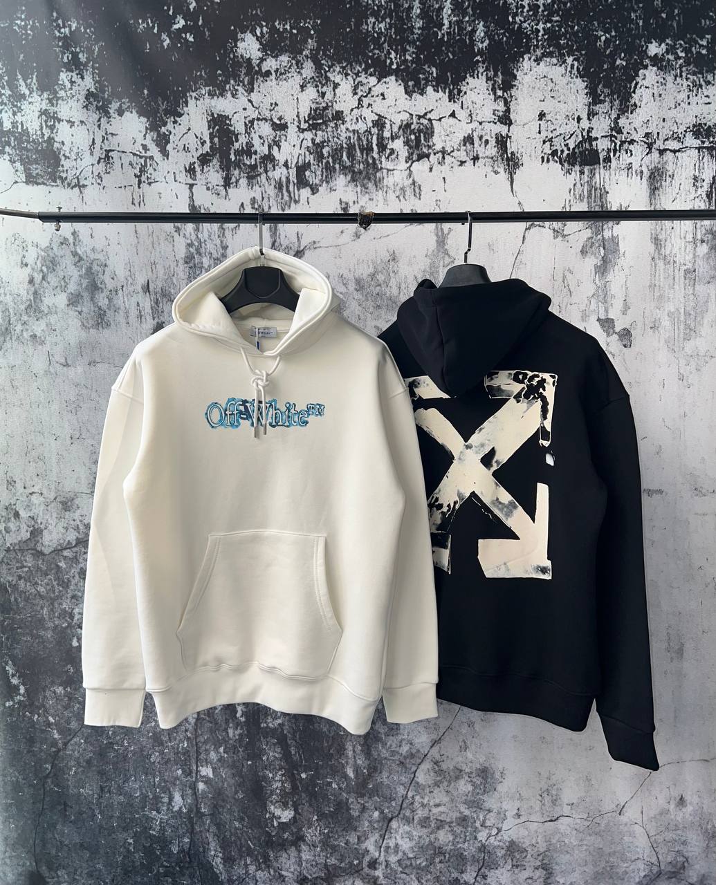 Felpa con cappuccio OFF-WHITE 002