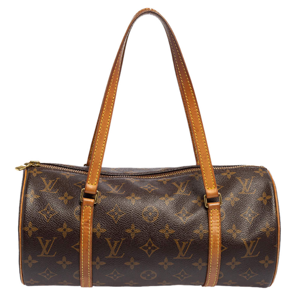 Borsa a tracolla Monogram Papillon 30 M51385 Marrone