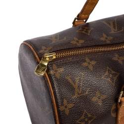 Borsa a tracolla Monogram Papillon 30 M51385 Marrone
