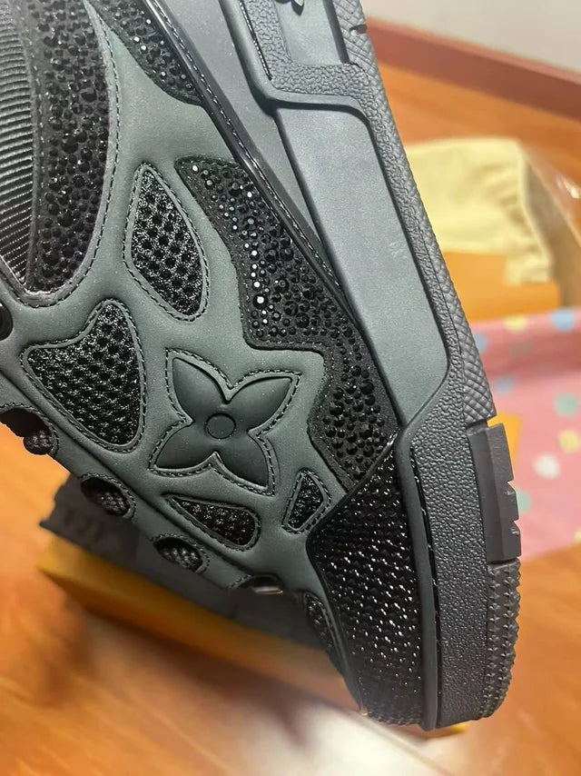 Sneakers LV Skate Black Crystal
